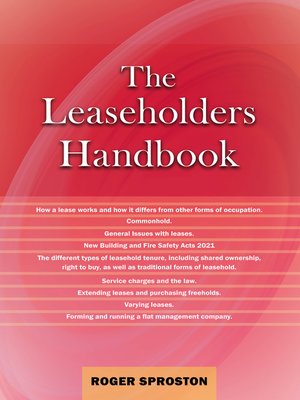 cover image of The Leaseholders Handbook